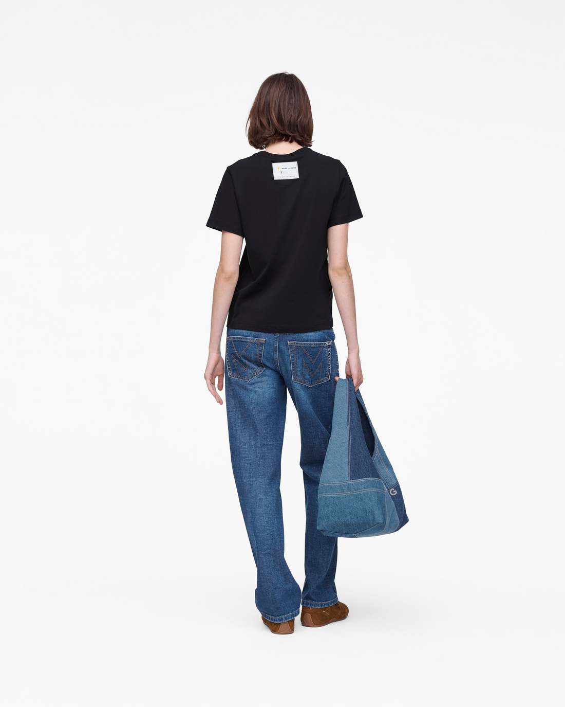 Marc Is Joy Daisy Baby Tee Black - Marc Jacobs