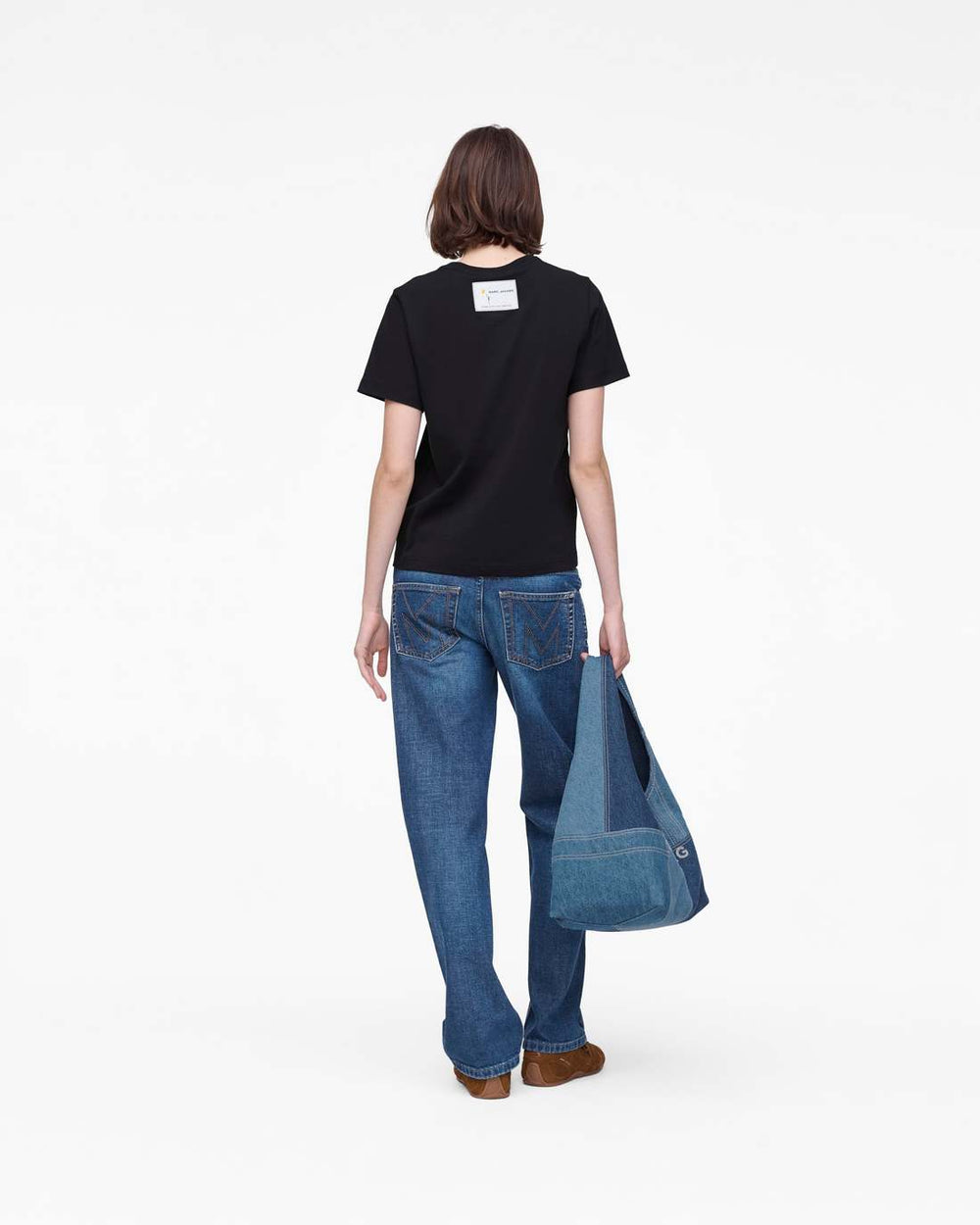 Marc Is Joy Daisy Baby Tee Black - Marc Jacobs