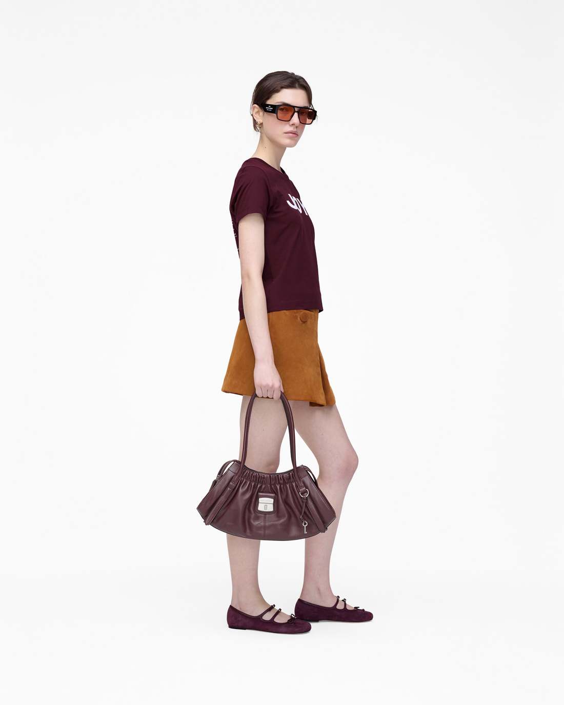 Joy. Slim Tee Dark Plum - Marc Jacobs