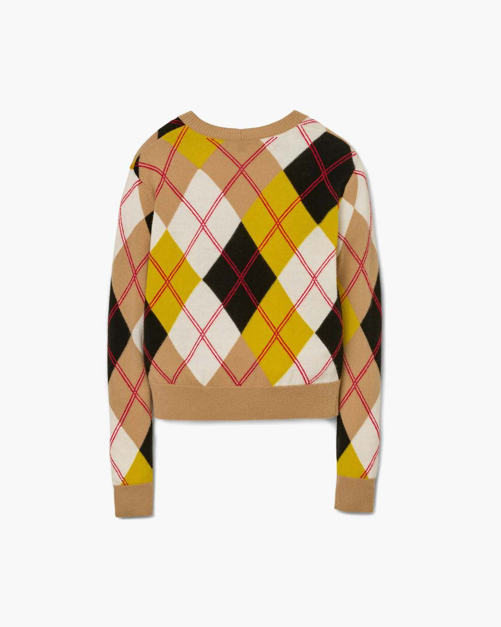 Preppy Daisy Argyle Crewneck Joy Yellow Multi - Marc Jacobs
