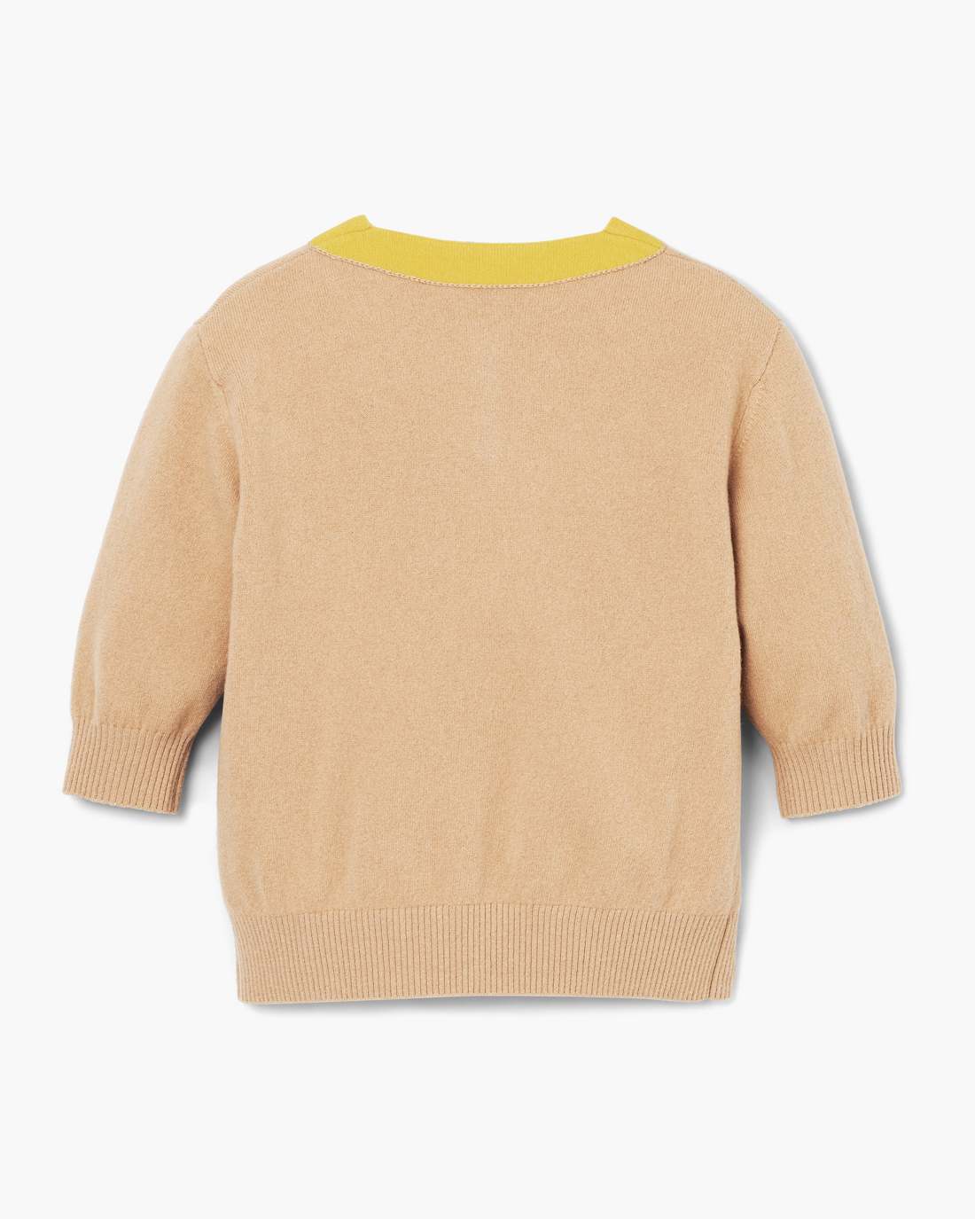 Trompe L'Oeil Knit Polo Camel - Marc Jacobs