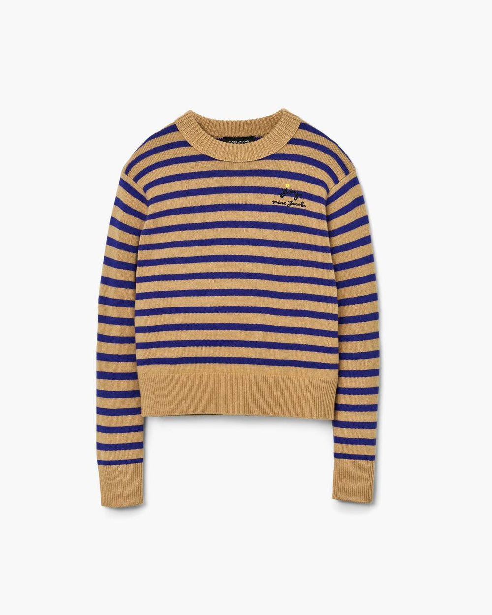 Joy Striped Crewneck Camel/Pansy - Marc Jacobs