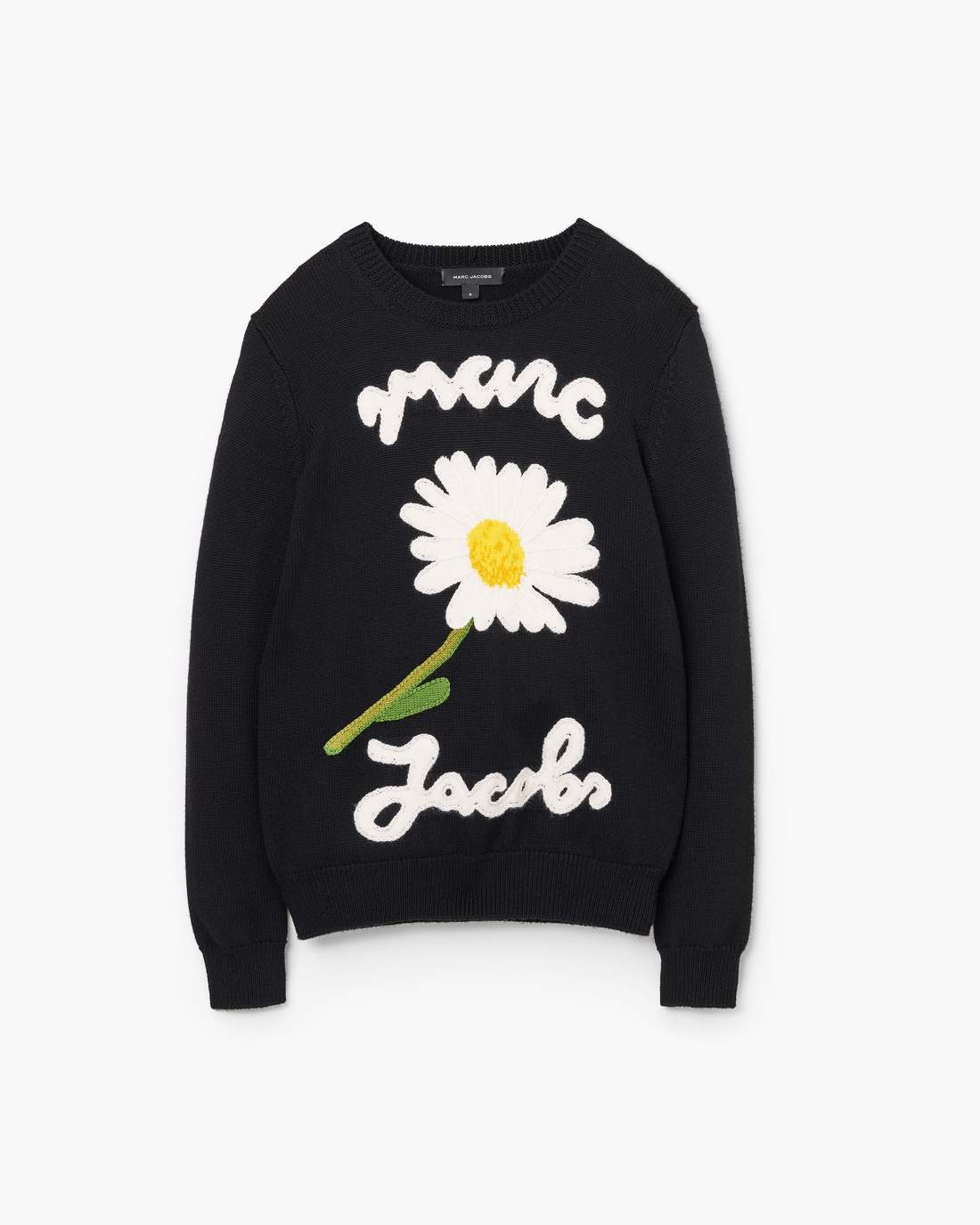 Marc Is Joy Jacquard Crewneck Black - Marc Jacobs