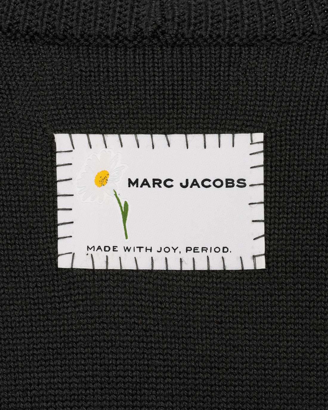 Marc Is Joy Jacquard Crewneck Black - Marc Jacobs