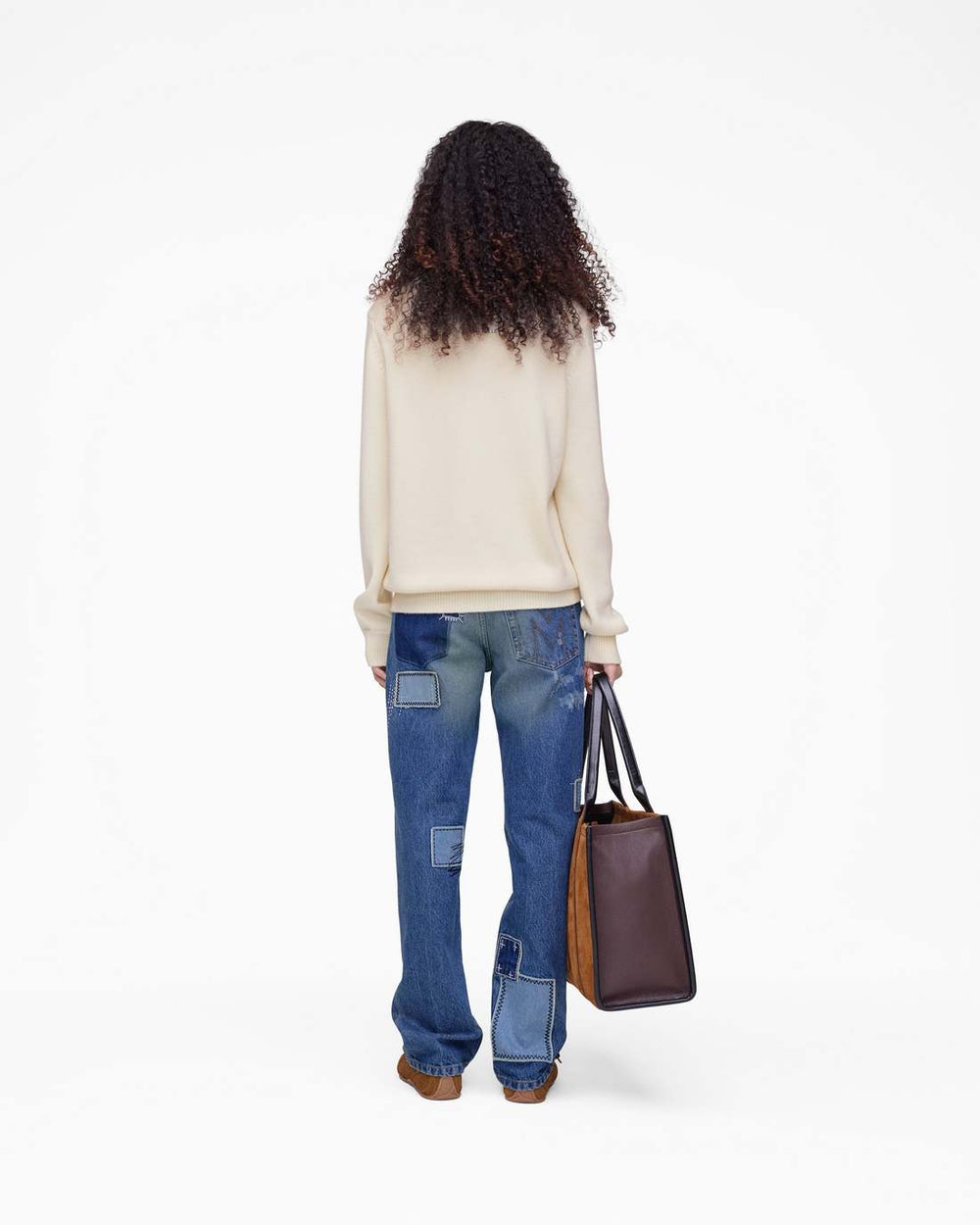 Marc Is Joy Jacquard Crewneck Ivory - Marc Jacobs