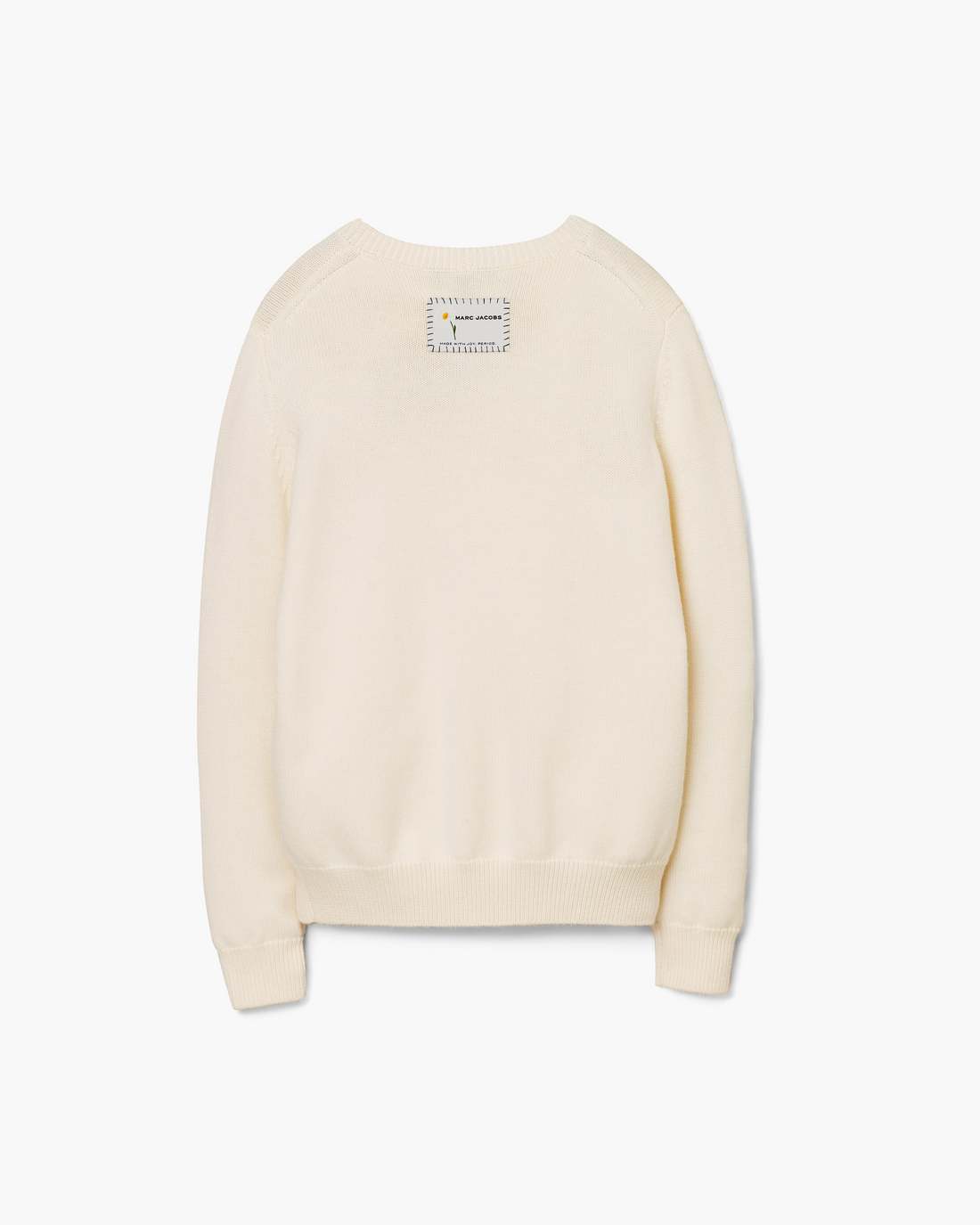 Marc Is Joy Jacquard Crewneck Ivory - Marc Jacobs