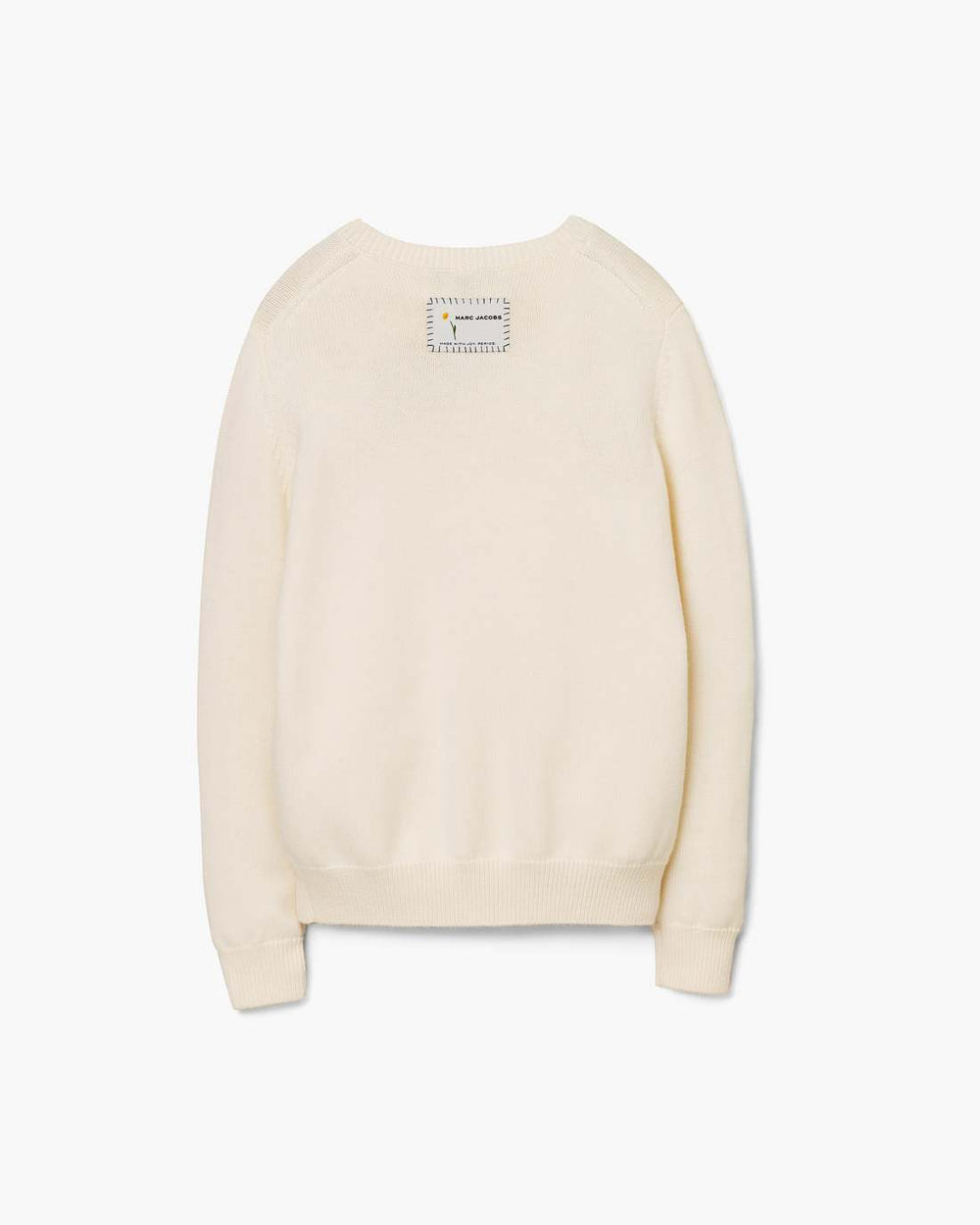 Marc Is Joy Jacquard Crewneck Ivory - Marc Jacobs