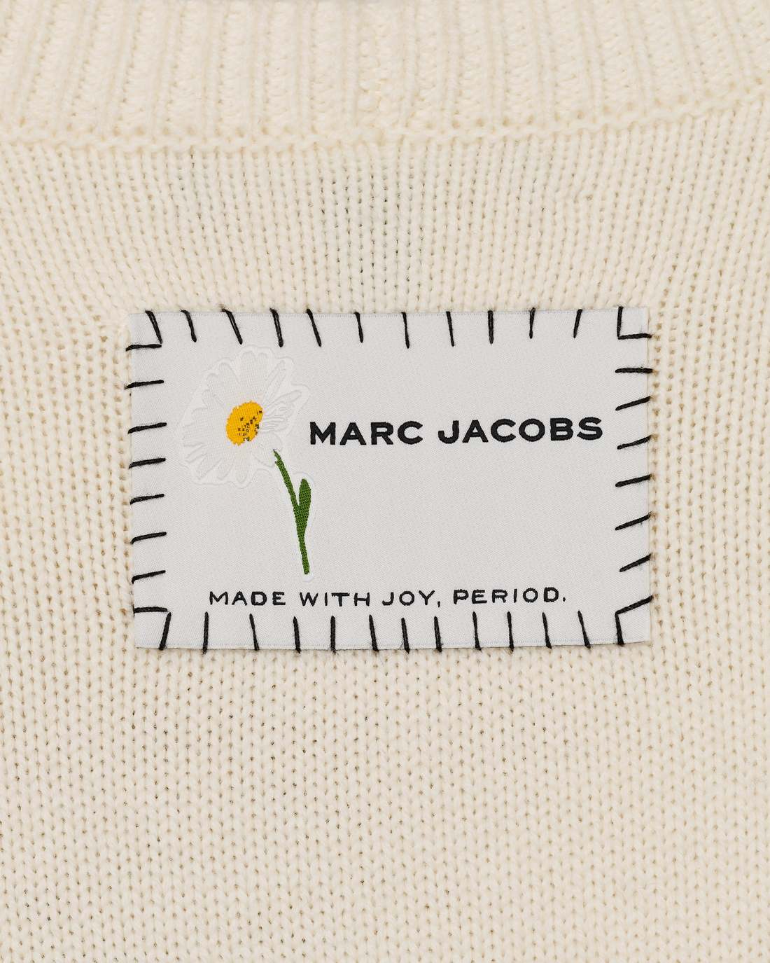 Marc Is Joy Jacquard Crewneck Ivory - Marc Jacobs