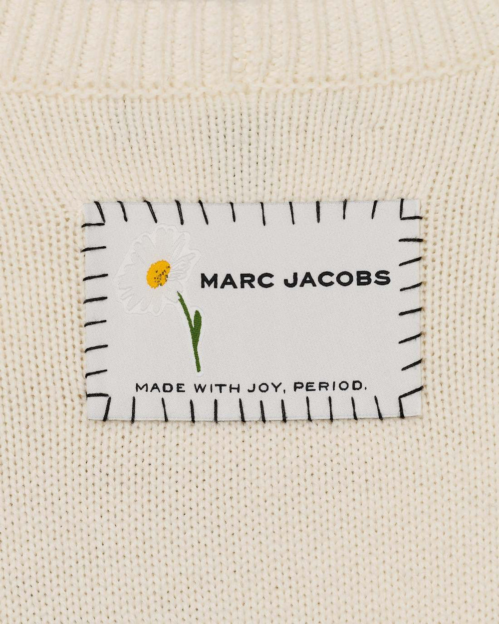 Marc Is Joy Jacquard Crewneck Ivory - Marc Jacobs