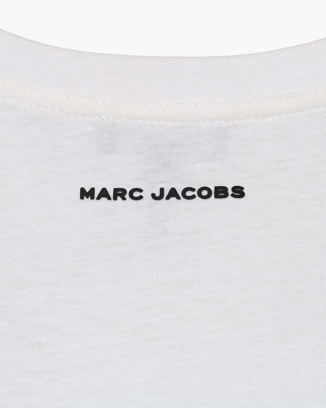 Trompe L'Oeil Eyelet Slim Tee White Multi - Marc Jacobs
