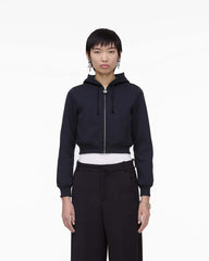 Charm Cropped Hoodie Black - Marc Jacobs