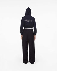 Charm Cropped Hoodie Black - Marc Jacobs