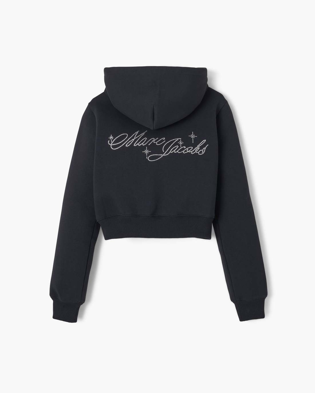 Charm Cropped Hoodie Black - Marc Jacobs