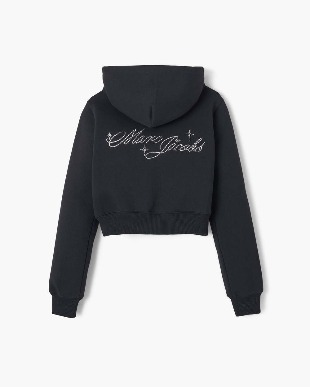 Charm Cropped Hoodie Black - Marc Jacobs