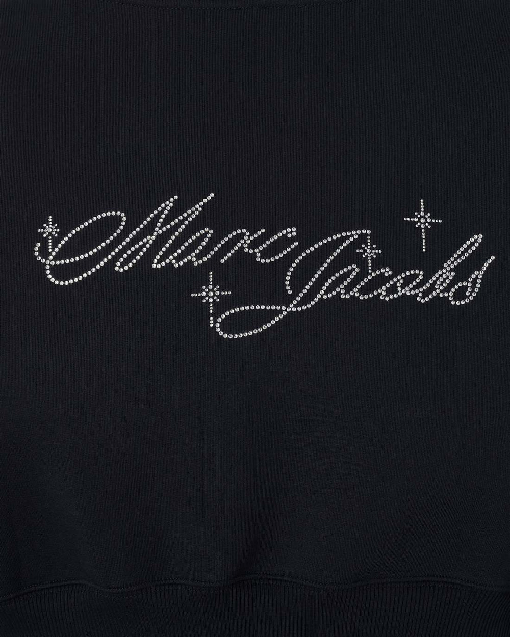 Charm Cropped Hoodie Black - Marc Jacobs