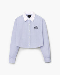 The Cropped Femme Shirt Blue Multi - Marc Jacobs