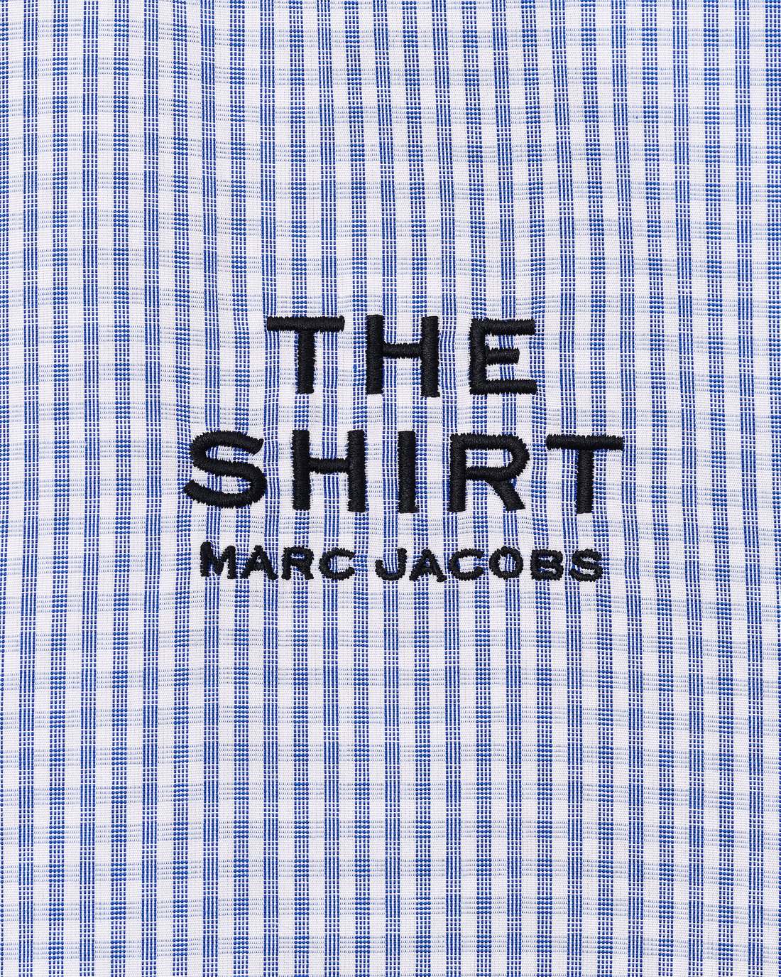 The Cropped Femme Shirt Blue Multi - Marc Jacobs
