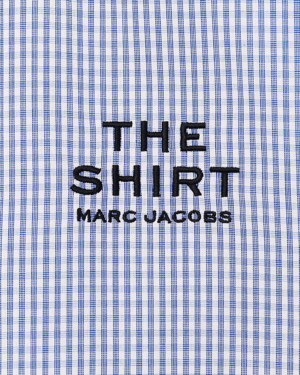 The Cropped Femme Shirt Blue Multi - Marc Jacobs