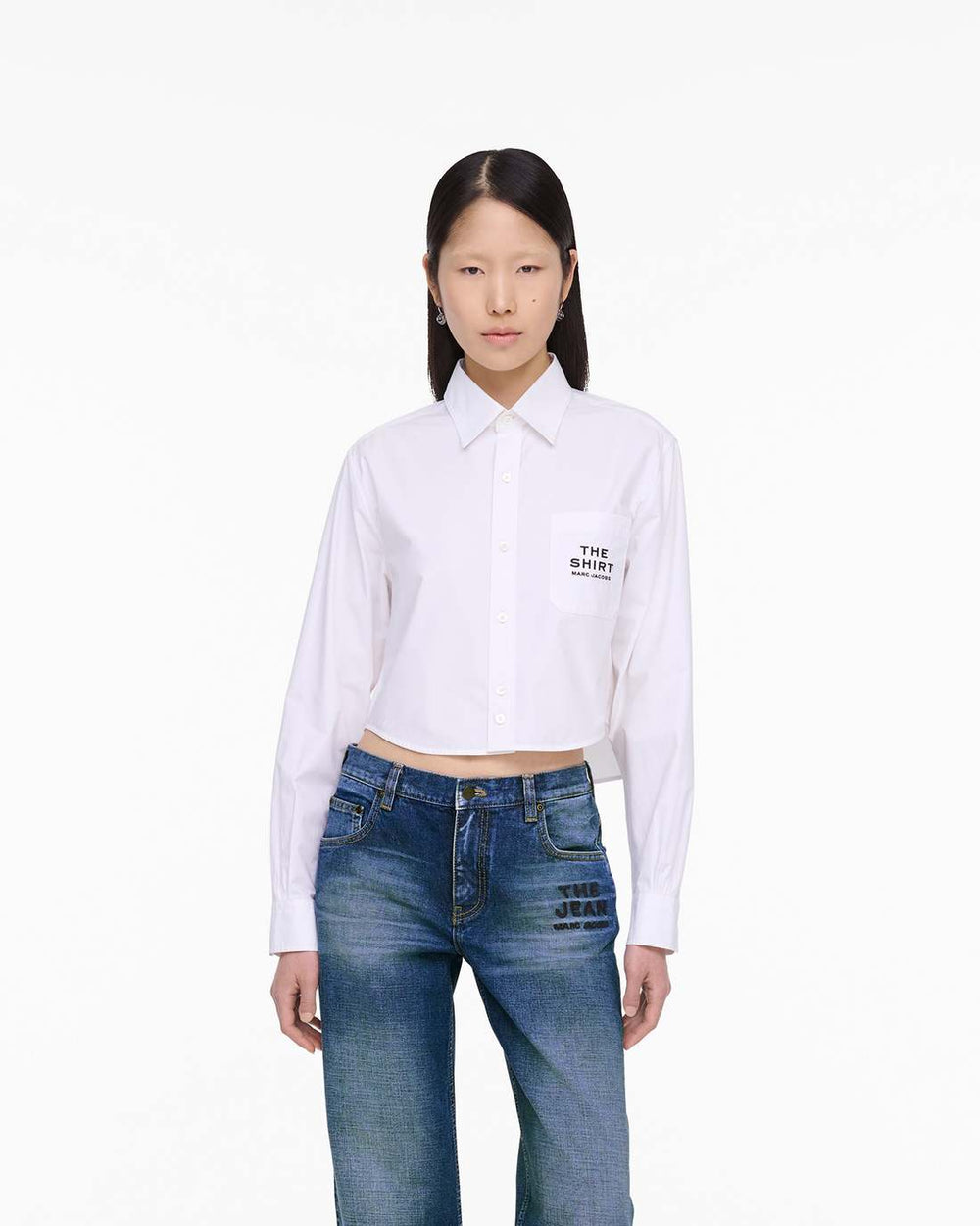 THE CROPPED FEMME SHIRT White - Marc Jacobs