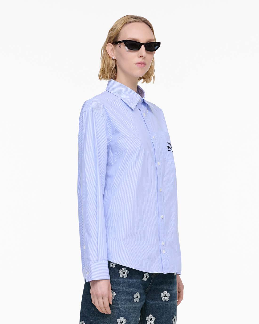THE STRIPED SHIRT Sky Blue - Marc Jacobs