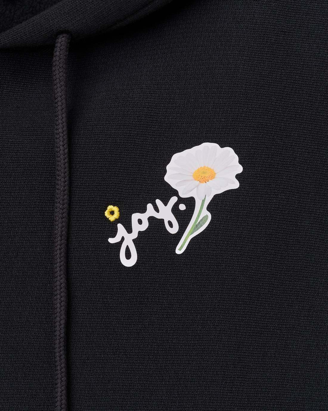 Marc Is Joy Daisy Hoodie Black - Marc Jacobs