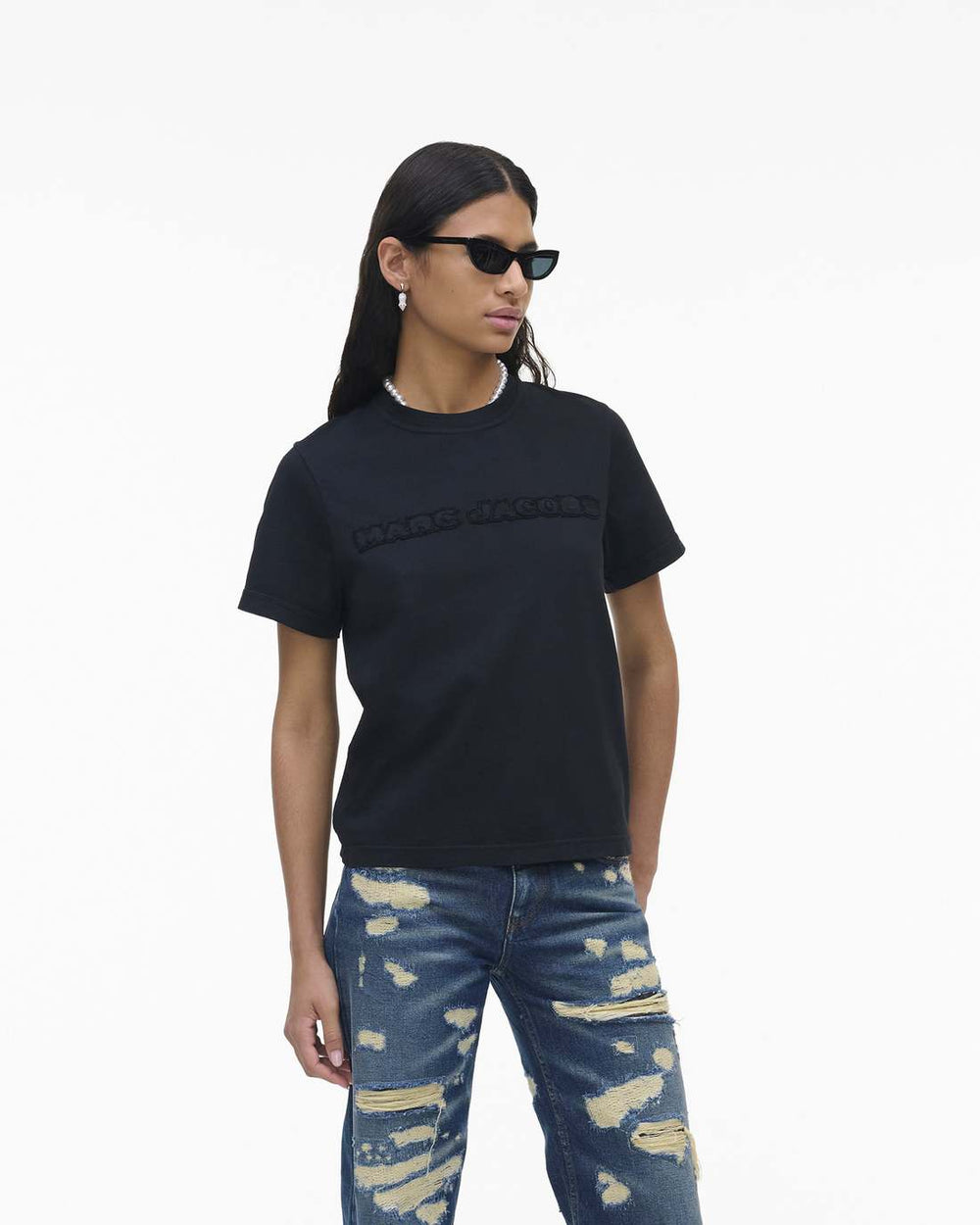 The Logo Baby Tee Black - Marc Jacobs