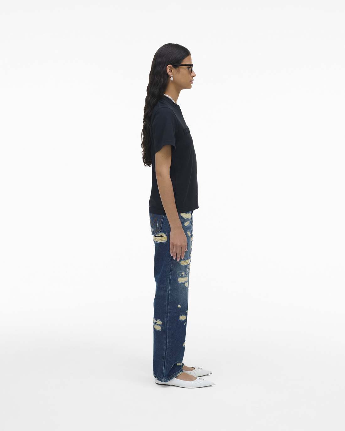 The Logo Baby Tee Black - Marc Jacobs