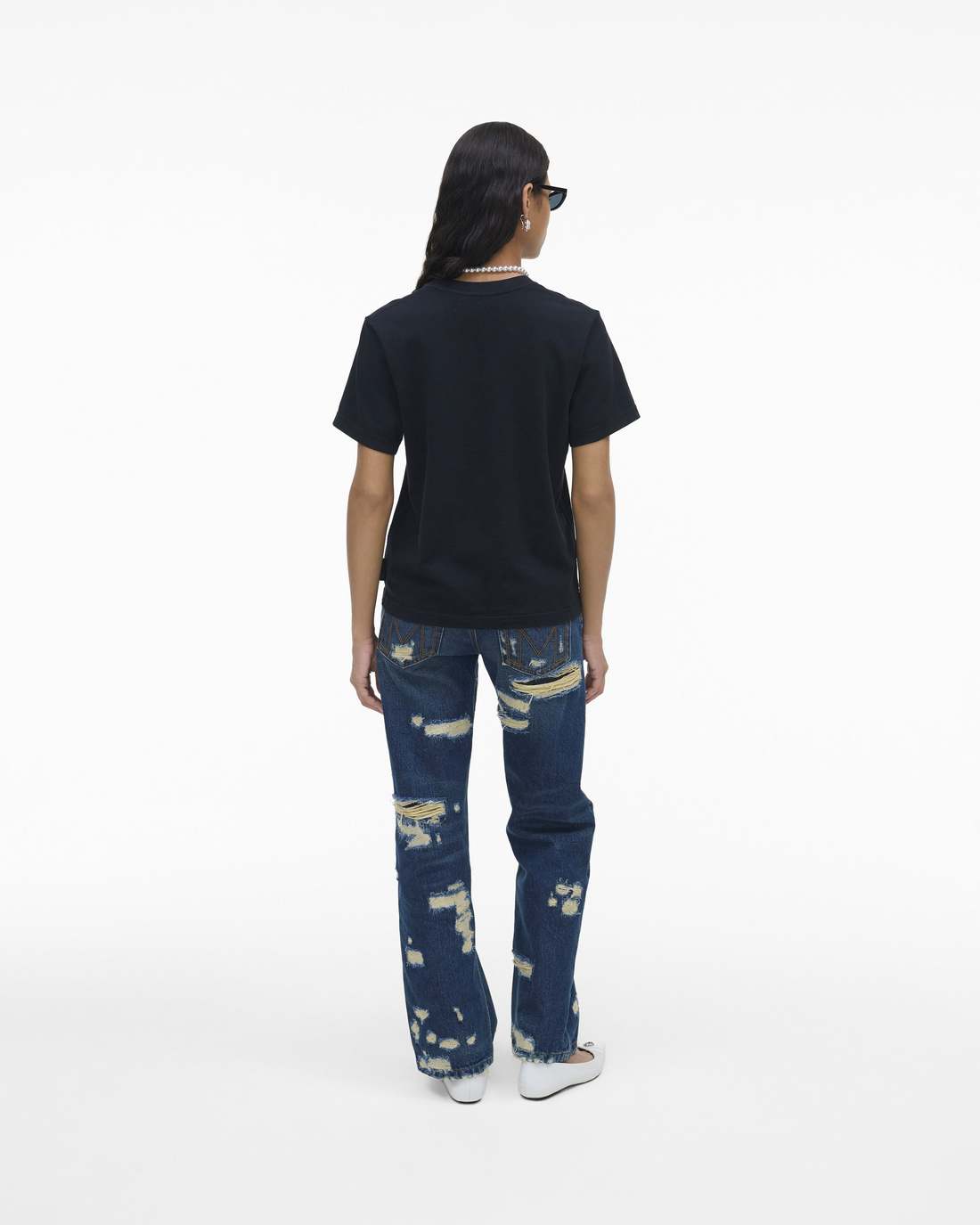 The Logo Baby Tee Black - Marc Jacobs