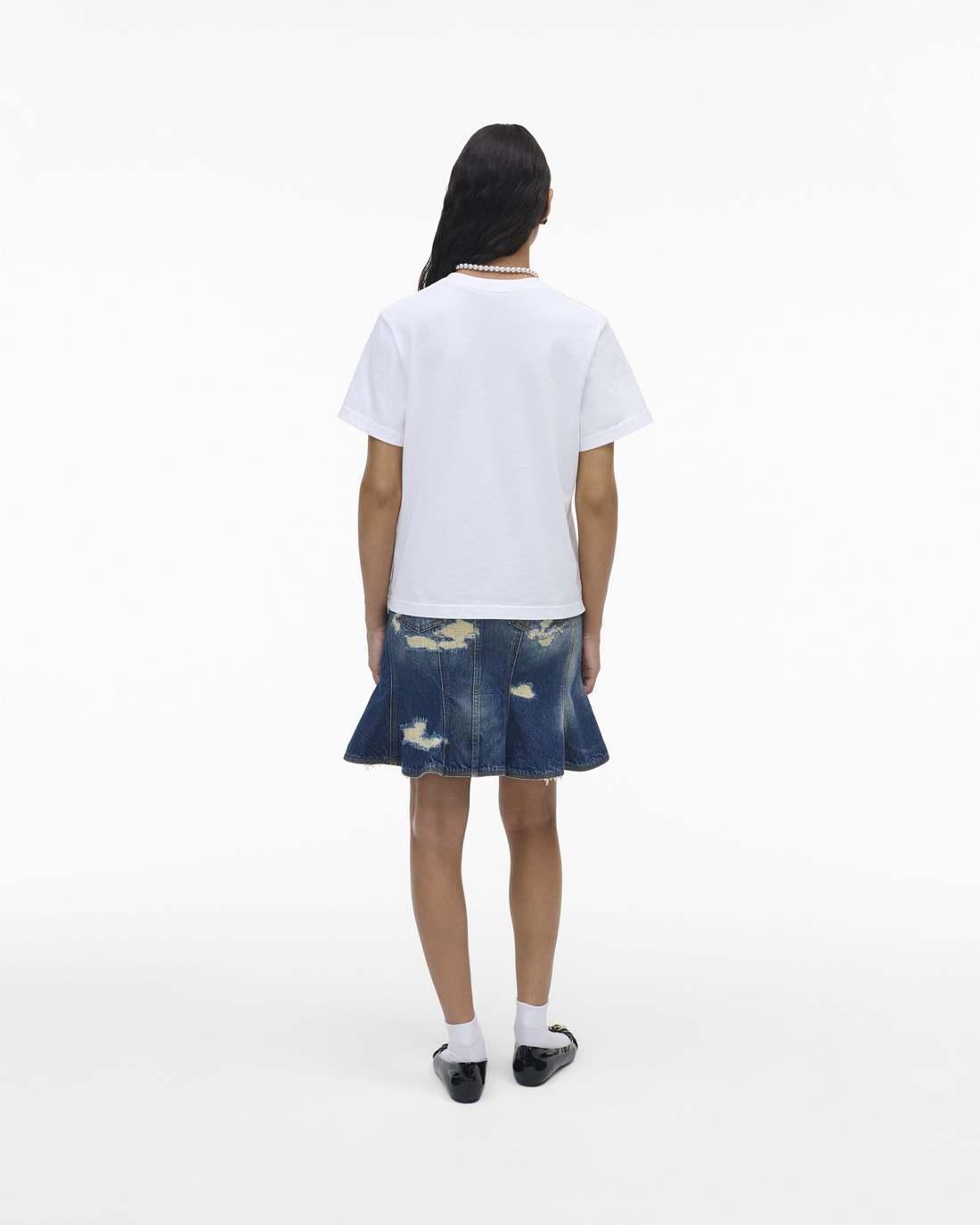 The Logo Baby Tee White - Marc Jacobs