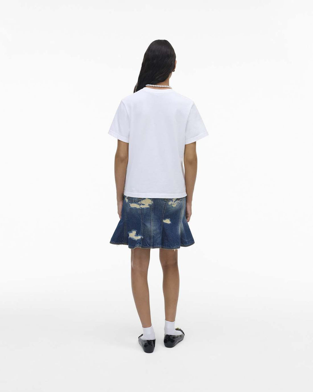 The Logo Baby Tee White - Marc Jacobs