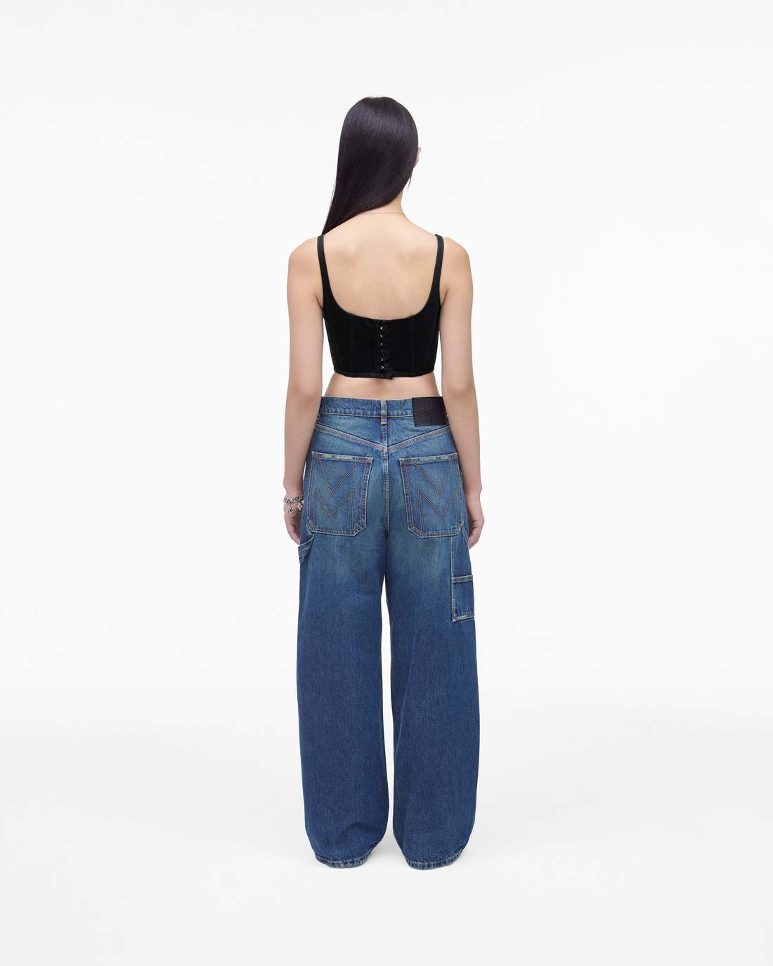 The Denim Bustier Black - Marc Jacobs