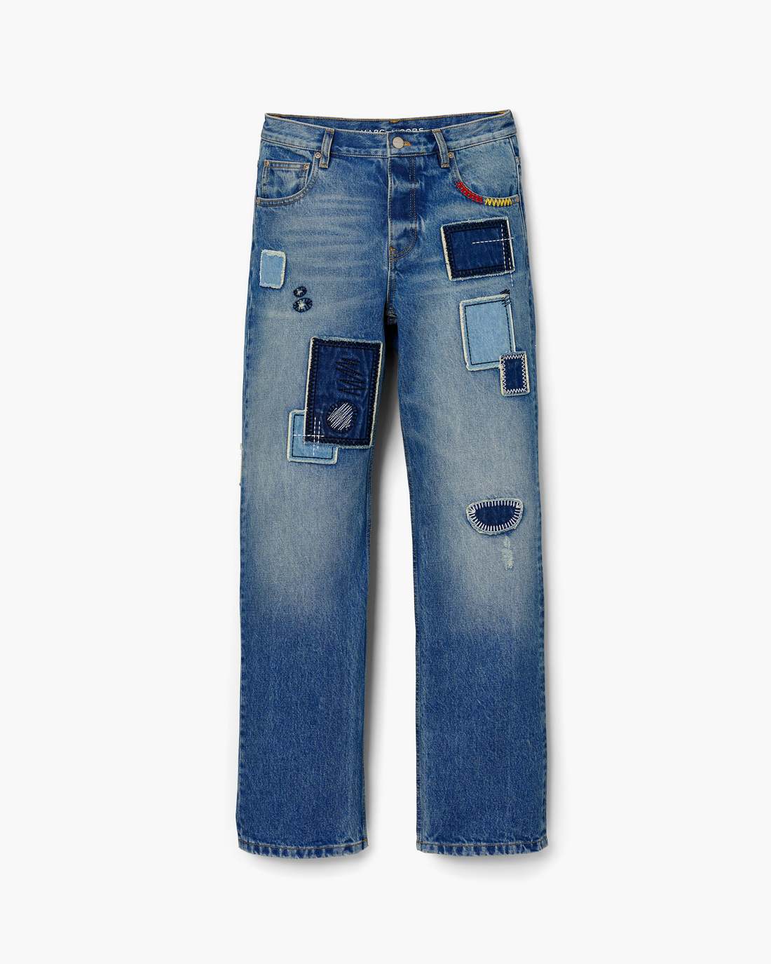 Patchwork Straight Jean Bright Indigo - Marc Jacobs