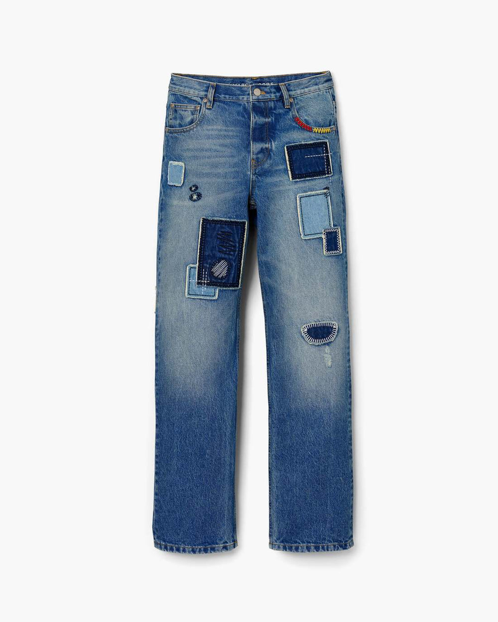Patchwork Straight Jean Bright Indigo - Marc Jacobs