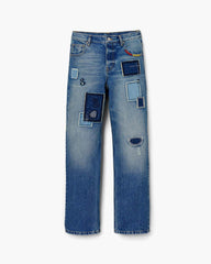 Patchwork Straight Jean Bright Indigo - Marc Jacobs