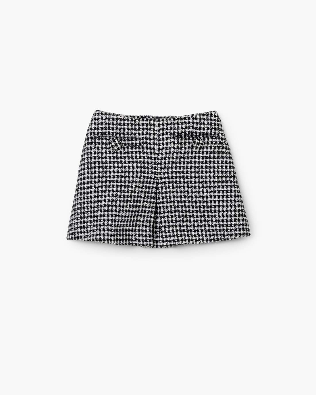 Gingham Tweed Mini Skirt Black Multi - Marc Jacobs
