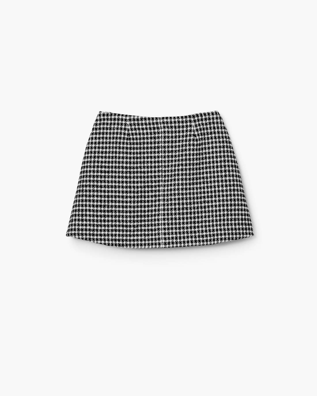 Gingham Tweed Mini Skirt Black Multi - Marc Jacobs