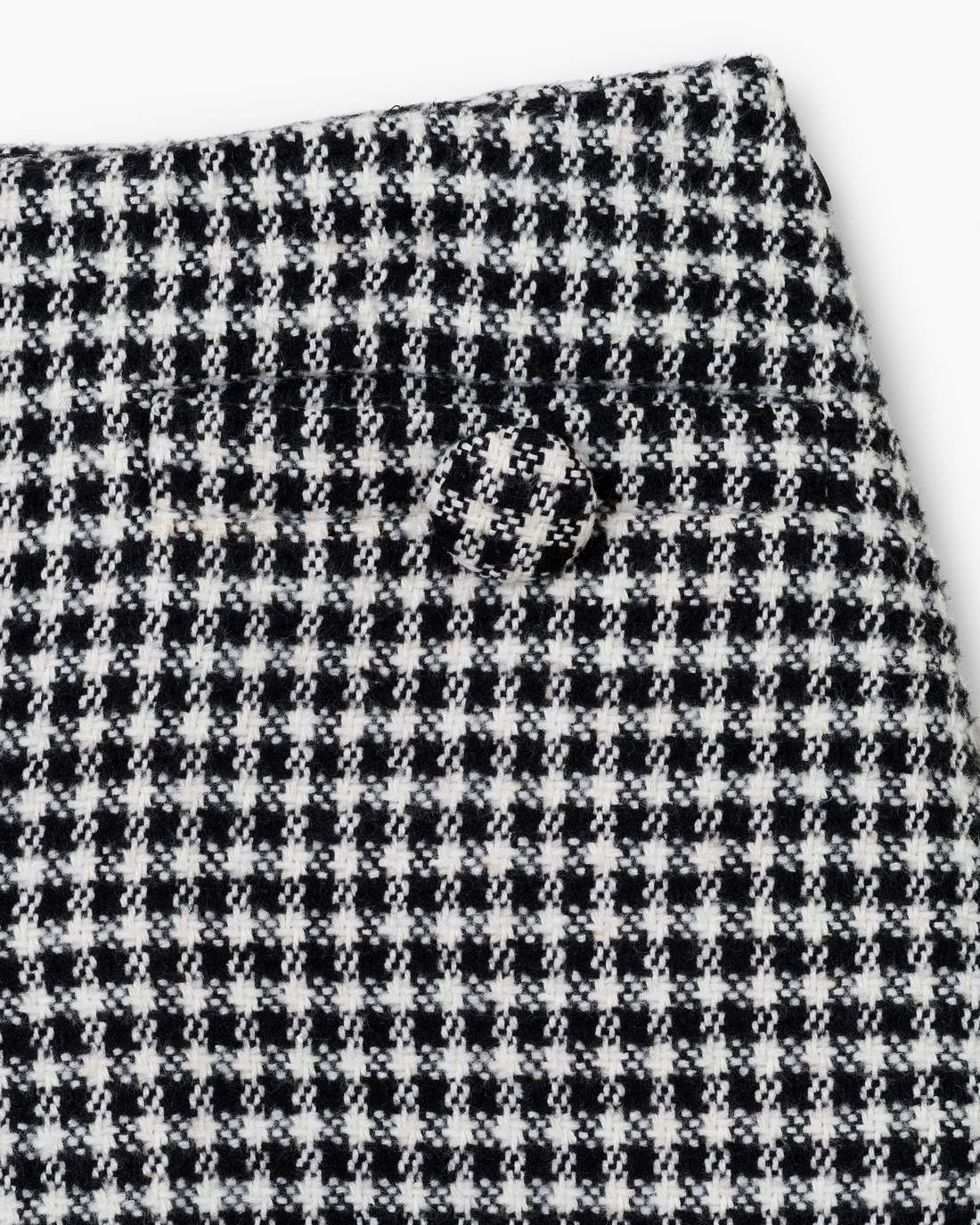 Gingham Tweed Mini Skirt Black Multi - Marc Jacobs