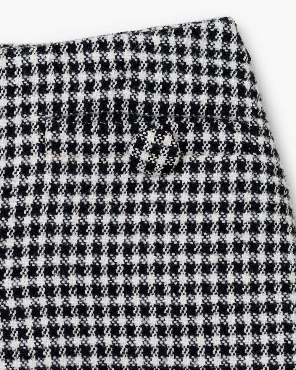 Gingham Tweed Mini Skirt Black Multi - Marc Jacobs