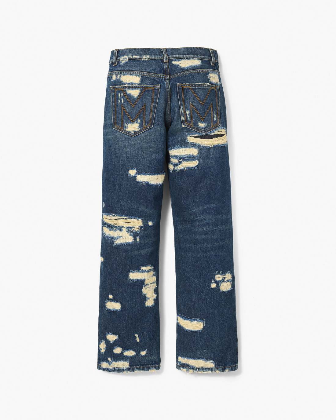 The Rip And Repair Straight Jean Punk Indigo - Marc Jacobs