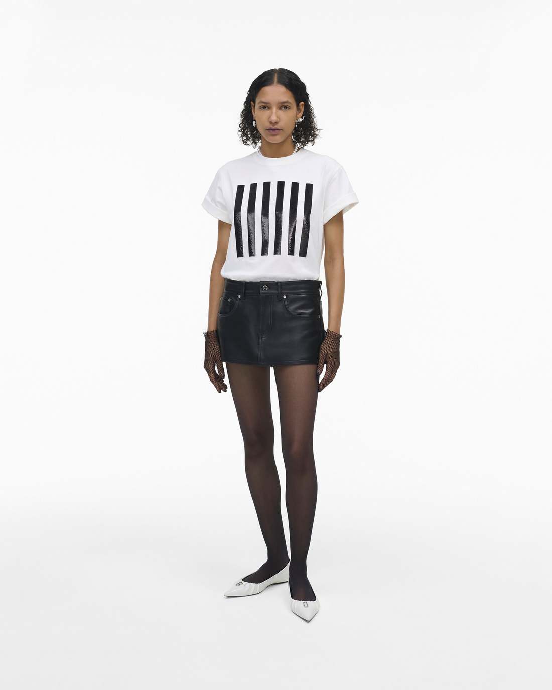 The Leather Skort Black - Marc Jacobs