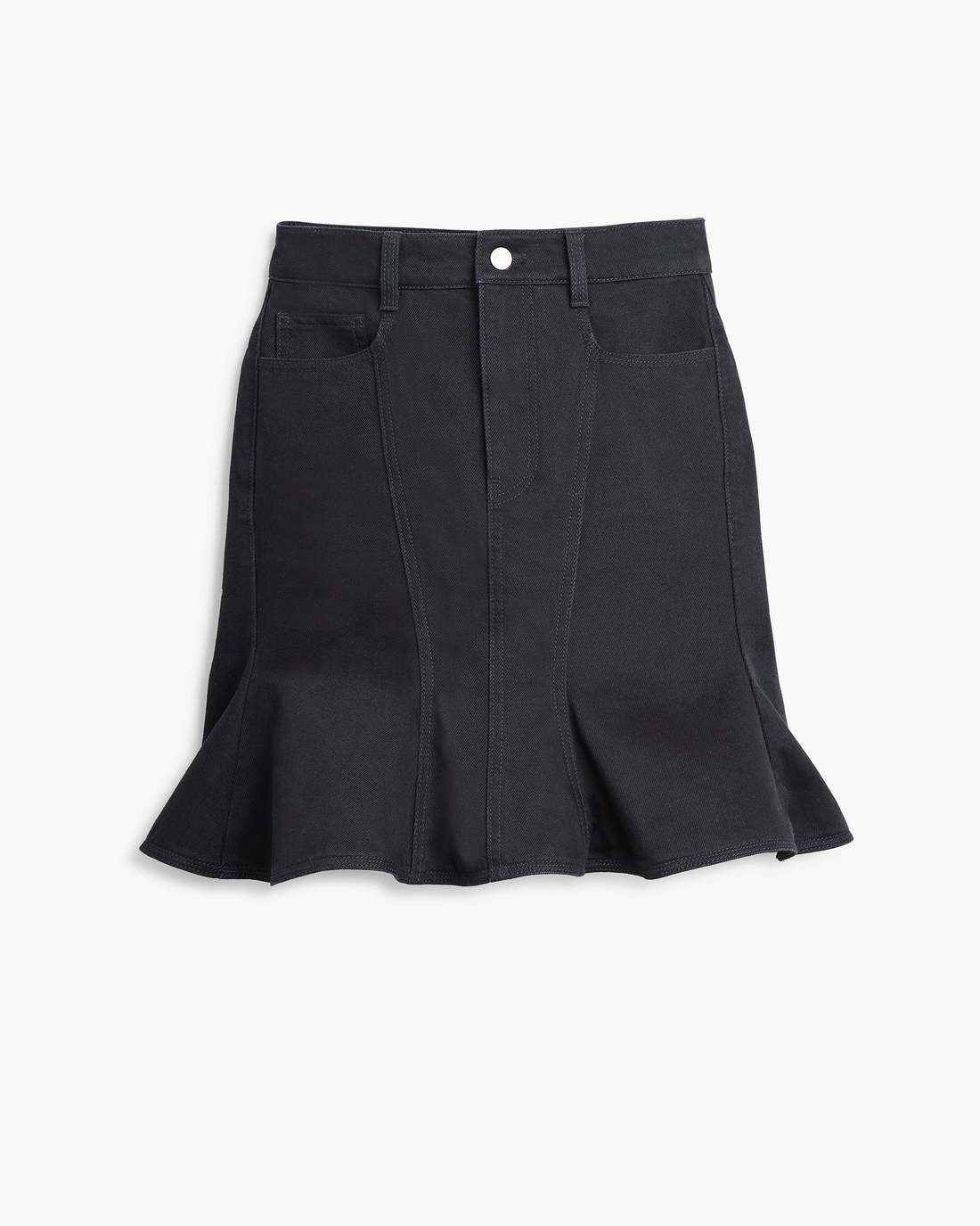 The Fluted Mini Skirt Black - Marc Jacobs