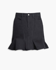 The Fluted Mini Skirt Black - Marc Jacobs