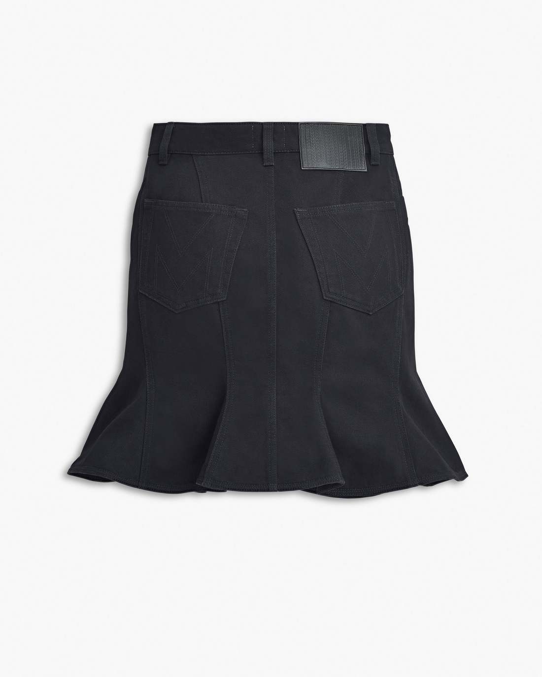 The Fluted Mini Skirt Black - Marc Jacobs