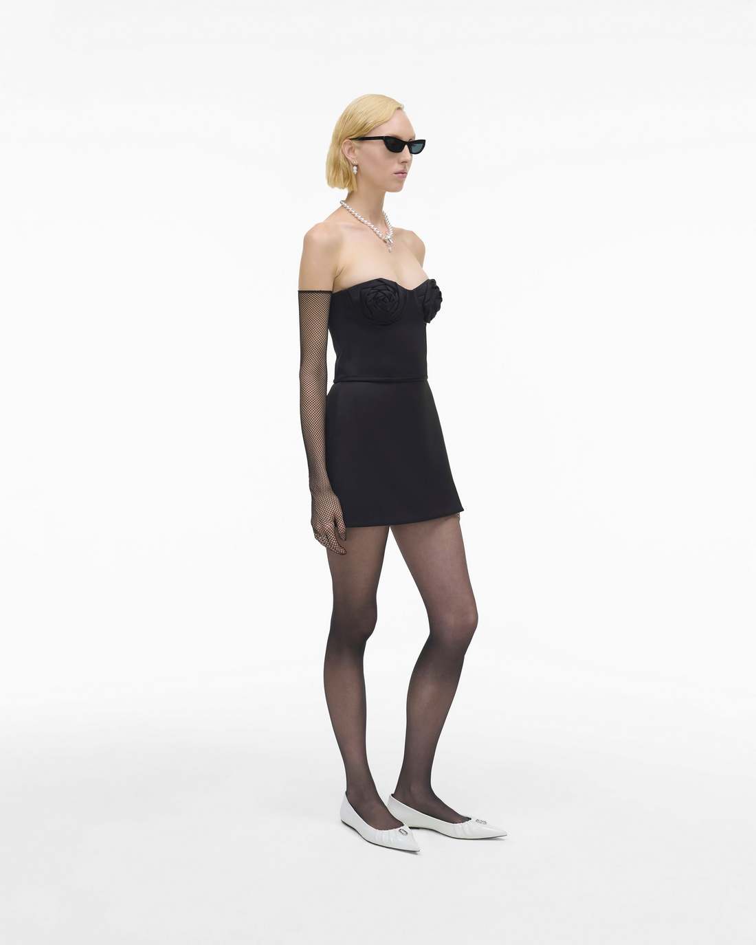 The Duchess Satin Skirt Black - Marc Jacobs