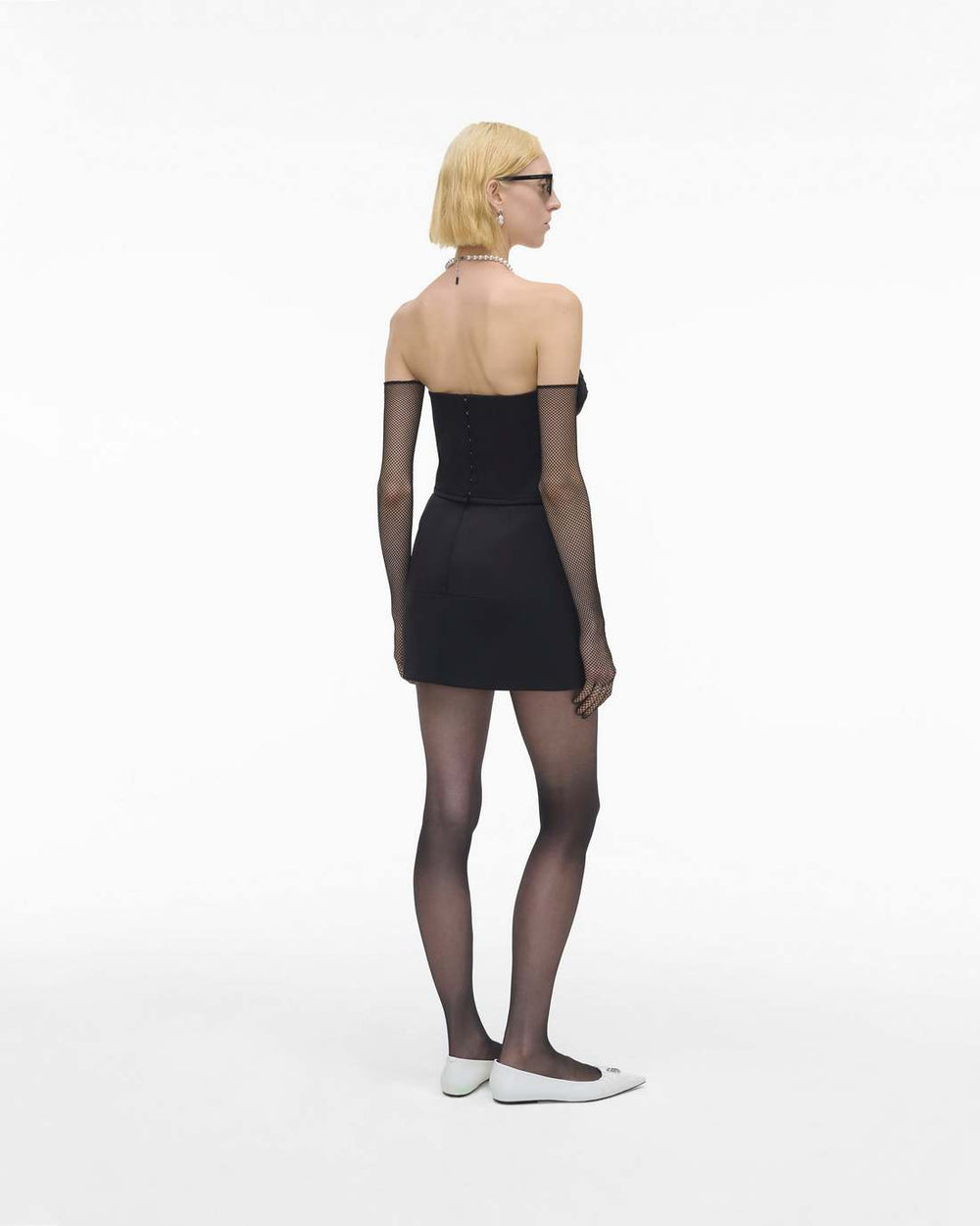The Duchess Satin Skirt Black - Marc Jacobs