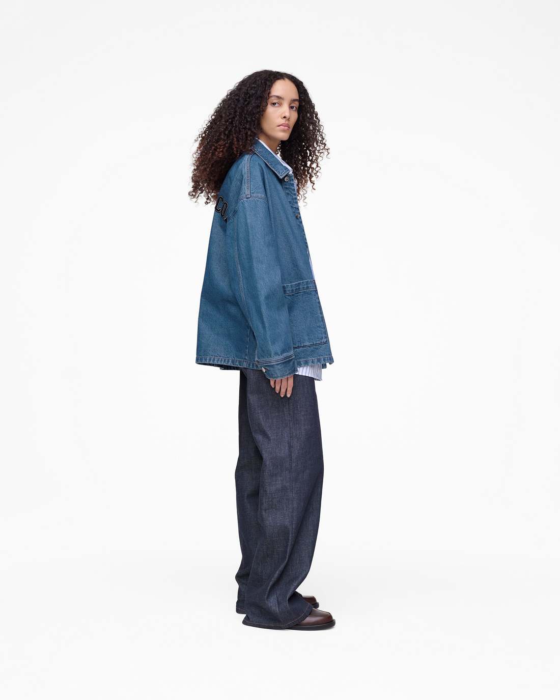 The A.P.C. X Marc Jacobs Denim Unisex Jacket Washed Indigo - Marc Jacobs