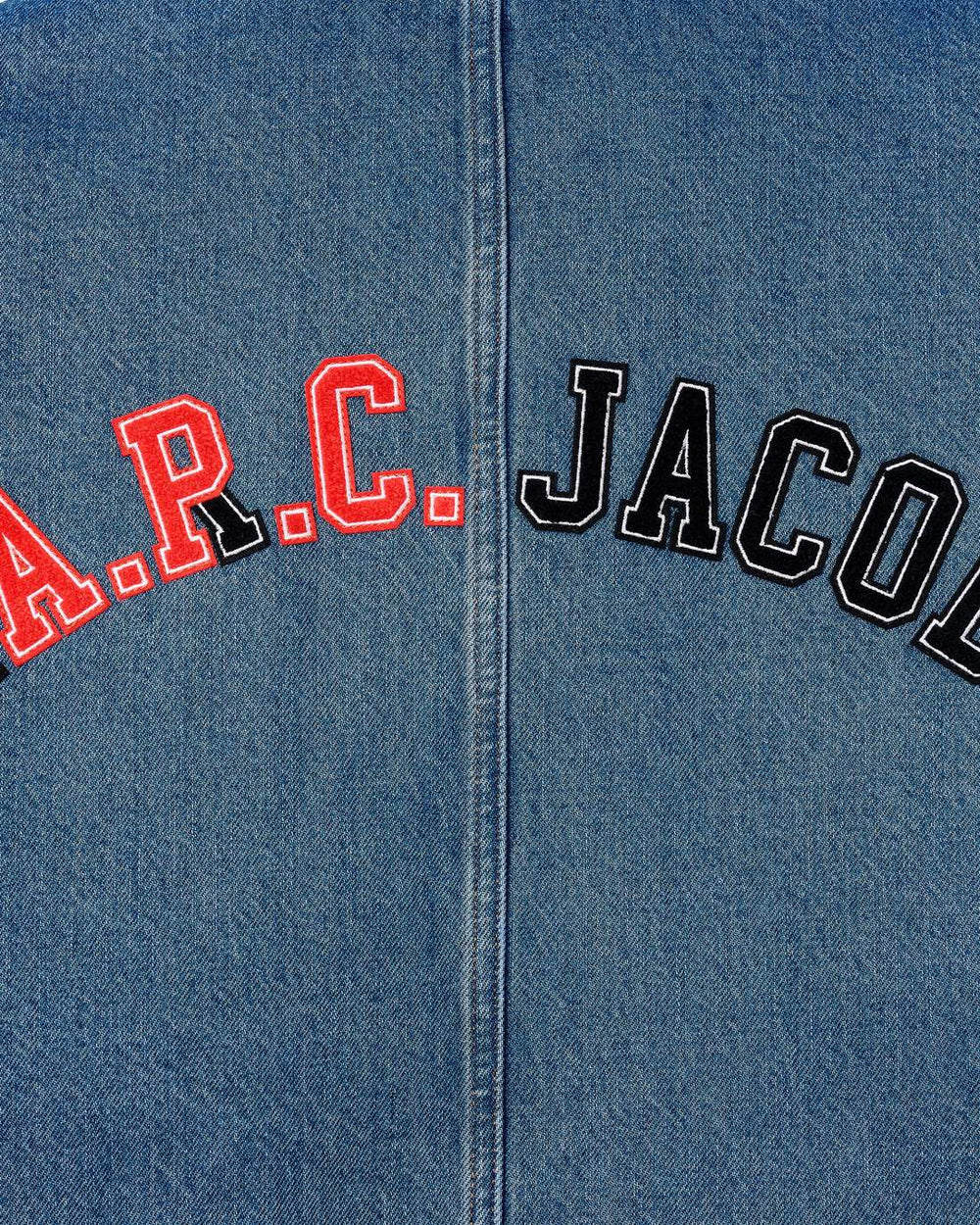 The A.P.C. X Marc Jacobs Denim Unisex Jacket Washed Indigo - Marc Jacobs