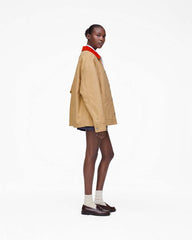 The A.P.C. X Marc Jacobs Stoned Canvas Unisex Jacket Camel - Marc Jacobs