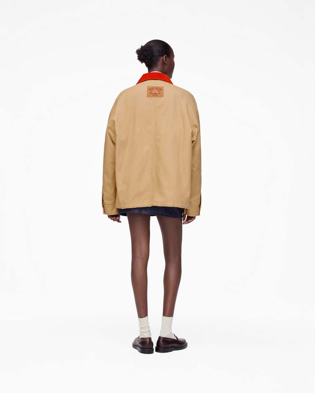 The A.P.C. X Marc Jacobs Stoned Canvas Unisex Jacket Camel - Marc Jacobs