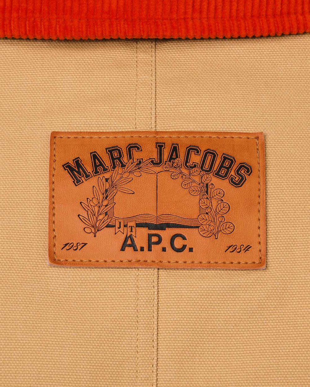The A.P.C. X Marc Jacobs Stoned Canvas Unisex Jacket Camel - Marc Jacobs